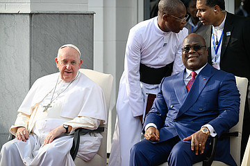 Papst Franziskus trifft Felix Tshisekedi, Präsident der Demokratischen Republik Kongo